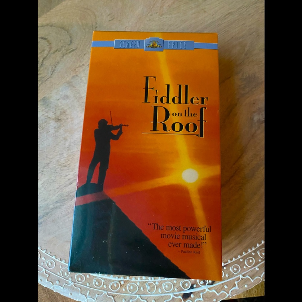 Fiddler On The Roof Sealed VHS Two Tape Set 🎻